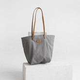 Grauer Denim Tragetasche - Vanelion-Taschenwelt